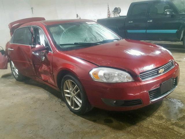 2G1WU583089150517 - 2008 CHEVROLET IMPALA LTZ BURGUNDY photo 1