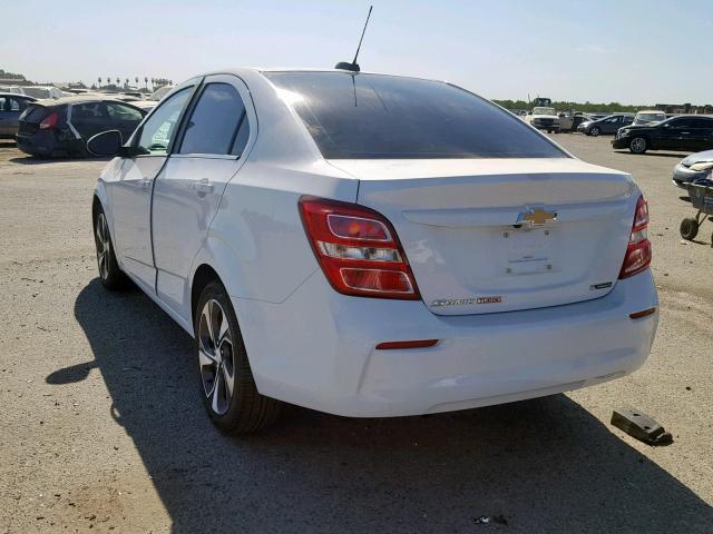 1G1JF5SB8H4126277 - 2017 CHEVROLET SONIC PREM WHITE photo 3