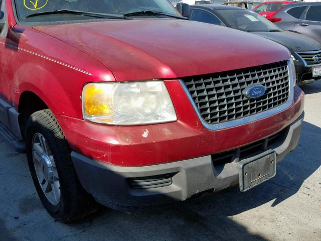 1FMPU13555LB05389 - 2005 FORD EXPEDITION BURGUNDY photo 9