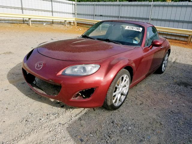 JM1NC2PF3B0218441 - 2011 MAZDA MX-5 MIATA RED photo 2