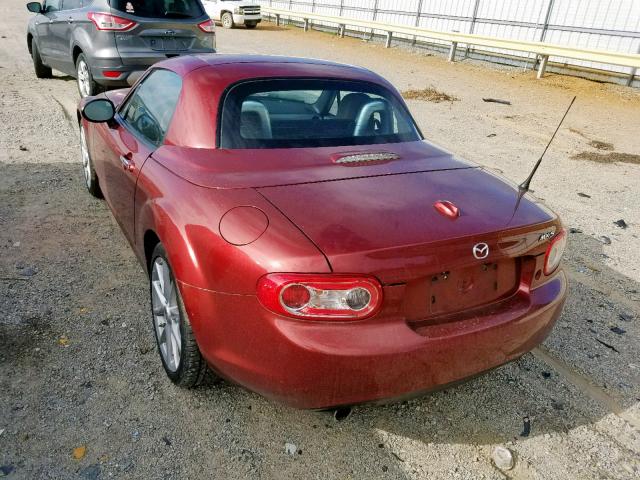 JM1NC2PF3B0218441 - 2011 MAZDA MX-5 MIATA RED photo 3