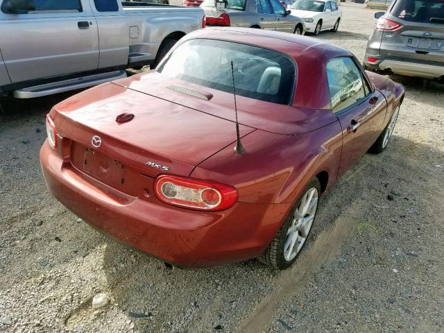 JM1NC2PF3B0218441 - 2011 MAZDA MX-5 MIATA RED photo 4