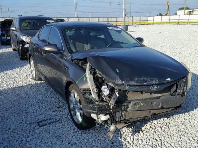 KNAGN4A74B5099332 - 2011 KIA OPTIMA EX GRAY photo 1