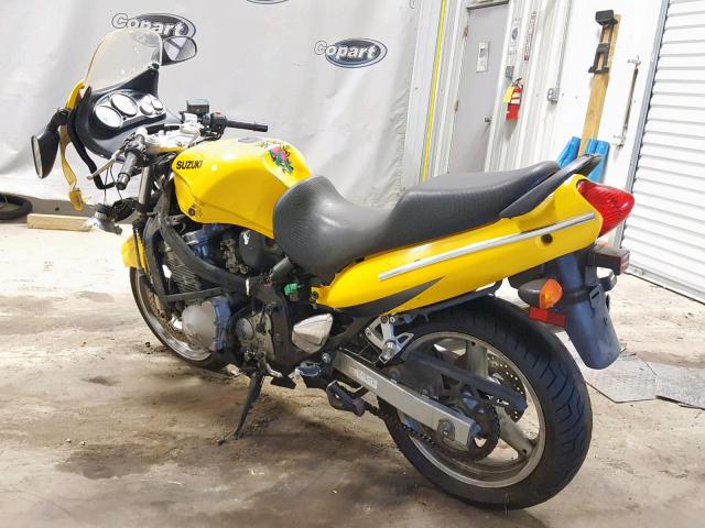 JS1GN79A012101897 - 2001 SUZUKI GSX600 F YELLOW photo 3