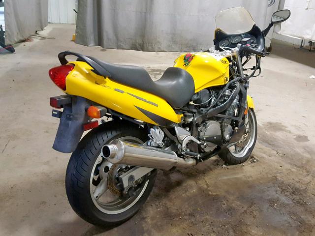 JS1GN79A012101897 - 2001 SUZUKI GSX600 F YELLOW photo 4