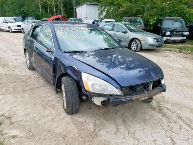 1HGCM56376A134539 - 2006 HONDA ACCORD SE BLUE photo 1