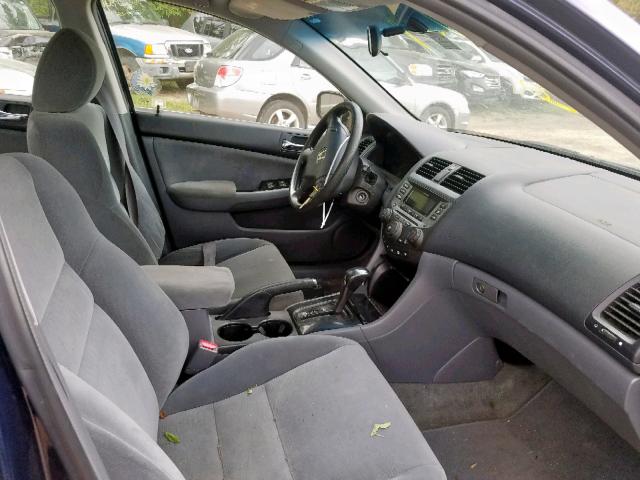 1HGCM56376A134539 - 2006 HONDA ACCORD SE BLUE photo 5