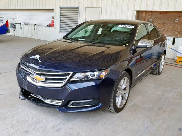 2G1105S36K9136224 - 2019 CHEVROLET IMPALA PRE BLUE photo 2