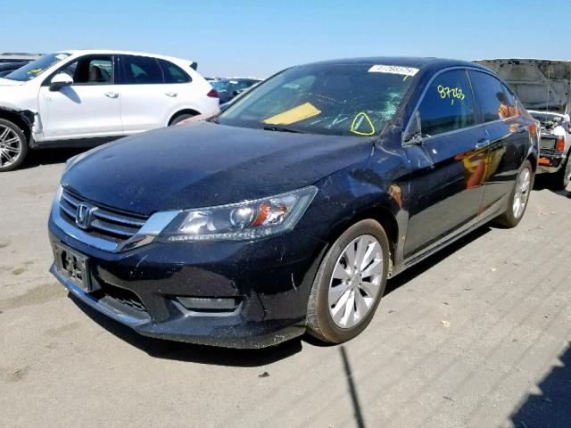 1HGCR2F88EA247166 - 2014 HONDA ACCORD EXL BLACK photo 2