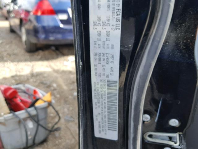 3C4NJDAB6HT642280 - 2017 JEEP COMPASS SP შავი ფოტო 10