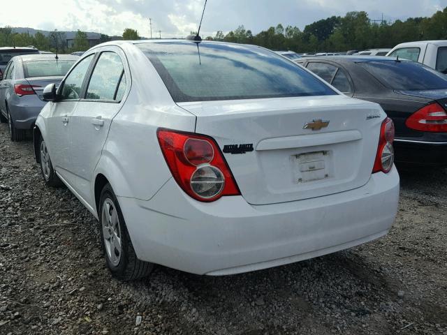 1G1JA5SH8F4179142 - 2015 CHEVROLET SONIC LS 白色 照片 3