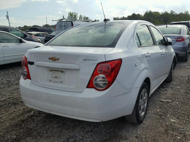1G1JA5SH8F4179142 - 2015 CHEVROLET SONIC LS 白色 照片 4