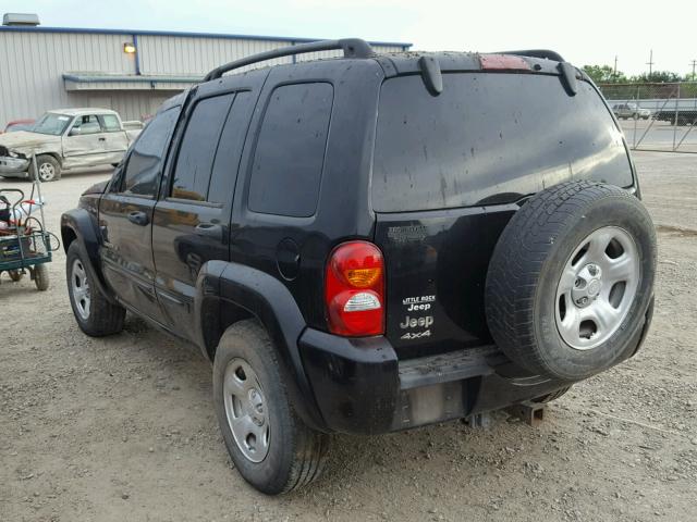 1J4GL58K62W328042 - 2002 JEEP LIBERTY LI BLACK photo 3