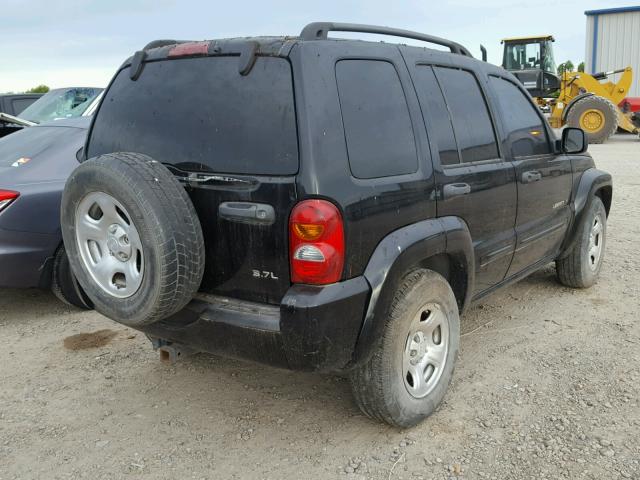 1J4GL58K62W328042 - 2002 JEEP LIBERTY LI BLACK photo 4