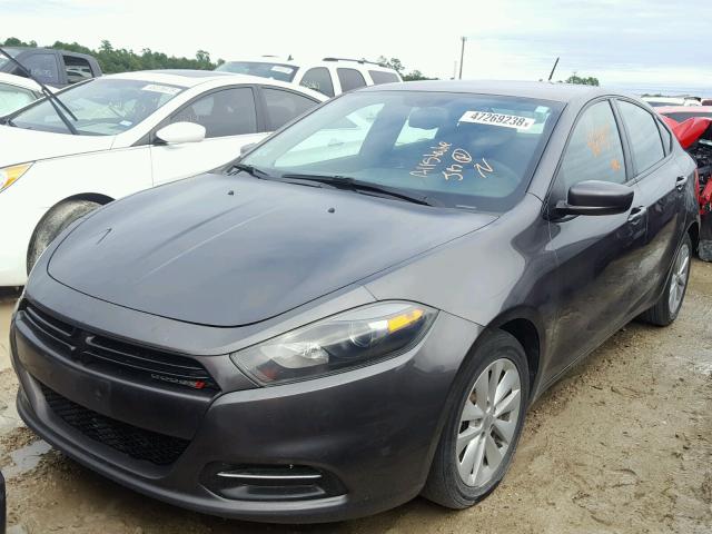 1C3CDFBB7ED741866 - 2014 DODGE DART SXT GRAY photo 2