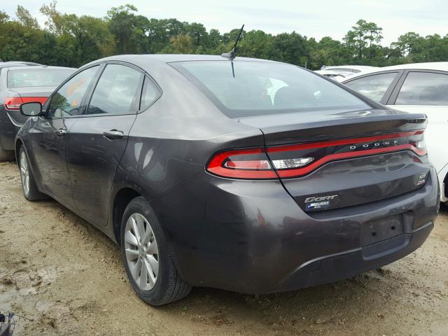 1C3CDFBB7ED741866 - 2014 DODGE DART SXT GRAY photo 3