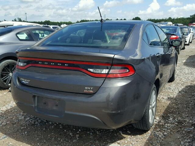 1C3CDFBB7ED741866 - 2014 DODGE DART SXT GRAY photo 4