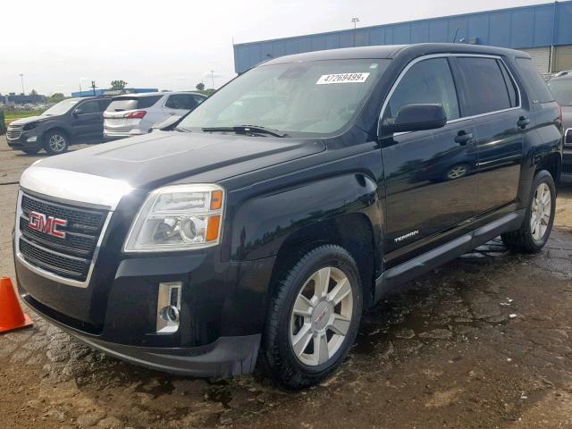 2GKALMEK0D6378981 - 2013 GMC TERRAIN SL BLACK photo 2