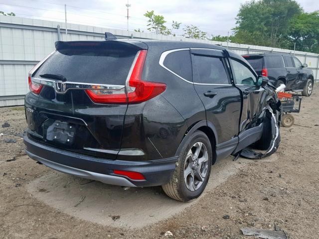 7FARW1H82HE018281 - 2017 HONDA CR-V EXL BLACK photo 4