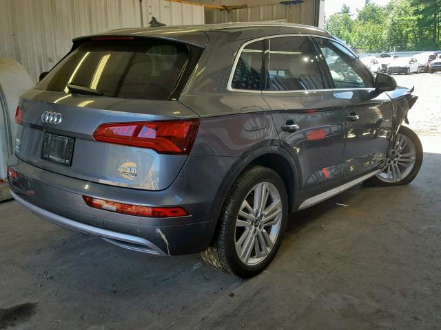 WA1CNBFY4J2084167 - 2018 AUDI Q5 PRESTIG GRAY photo 4