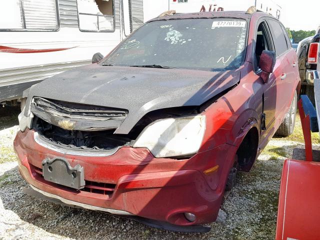 3GNAL3E54CS533653 - 2012 CHEVROLET CAPTIVA SP RED photo 2