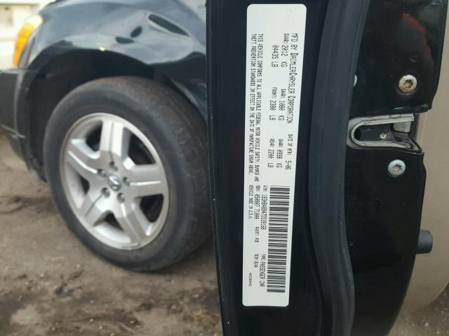 1B3HB48B47D539168 - 2007 DODGE CALIBER SX BLACK photo 10