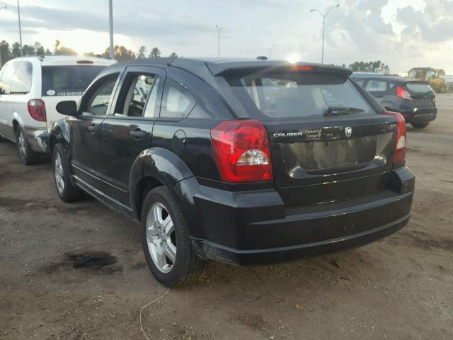 1B3HB48B47D539168 - 2007 DODGE CALIBER SX BLACK photo 3