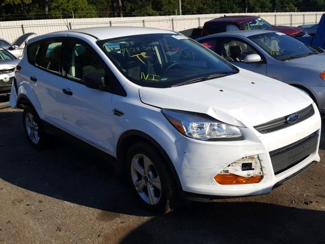 1FMCU0F76FUA14987 - 2015 FORD ESCAPE S WHITE photo 1