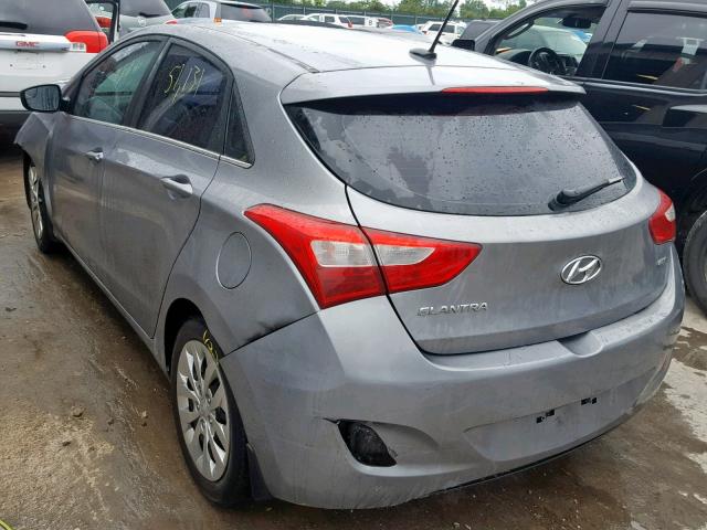 KMHD35LH7GU267593 - 2016 HYUNDAI ELANTRA GT SILVER photo 3