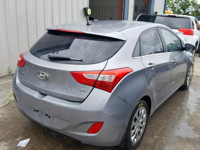 KMHD35LH7GU267593 - 2016 HYUNDAI ELANTRA GT SILVER photo 4