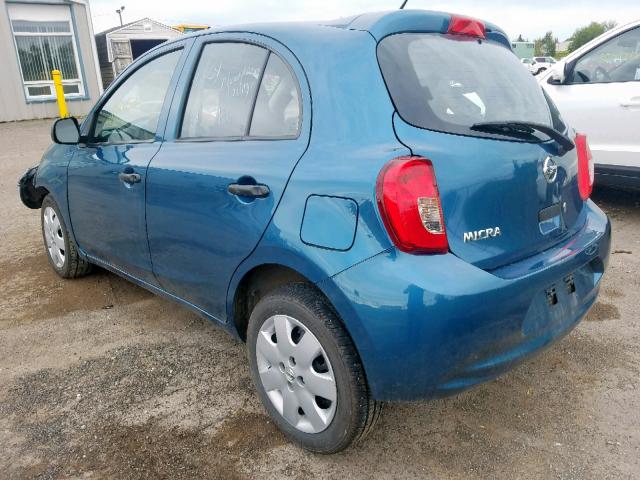 3N1CK3CP2HL267062 - 2017 NISSAN MICRA BLUE photo 3