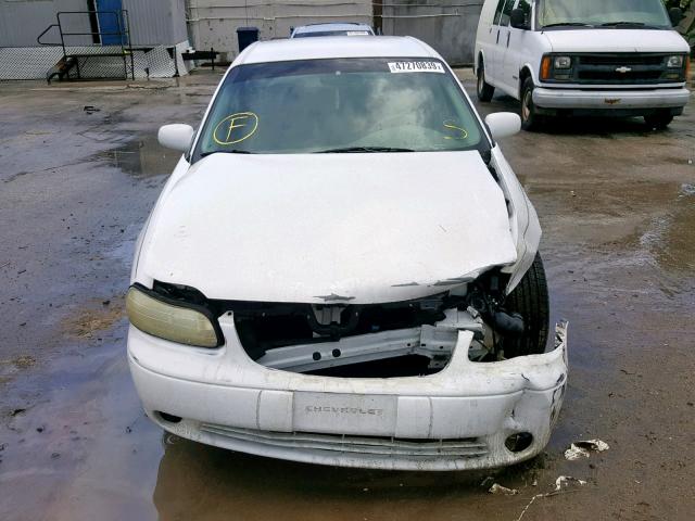 1G1NE52J916191452 - 2001 CHEVROLET MALIBU LS WHITE photo 10