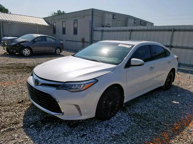 4T1BK1EB2HU243022 - 2017 TOYOTA AVALON XLE WHITE photo 2