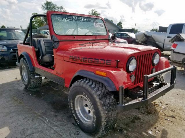 J8A93AH107569 - 1978 JEEP JEEP RED photo 1