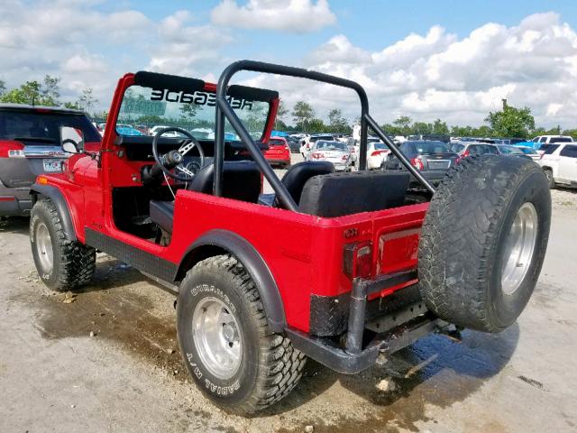 J8A93AH107569 - 1978 JEEP JEEP RED photo 3