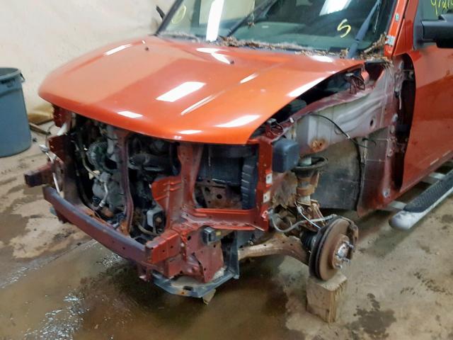 5J6YH18533L009015 - 2003 HONDA ELEMENT EX ORANGE photo 9