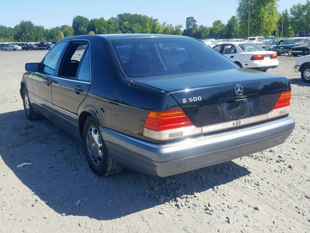 WDBGA51E5SA259436 - 1995 MERCEDES-BENZ S 500 BLACK photo 3