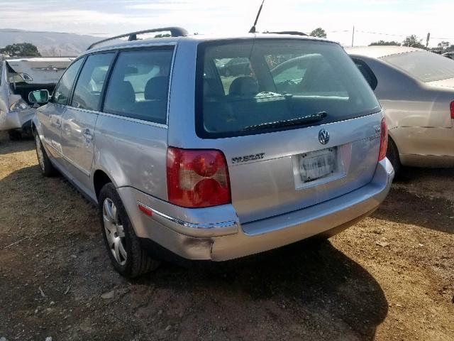 WVWYH63B63E143506 - 2003 VOLKSWAGEN PASSAT GLX 银色 照片 3