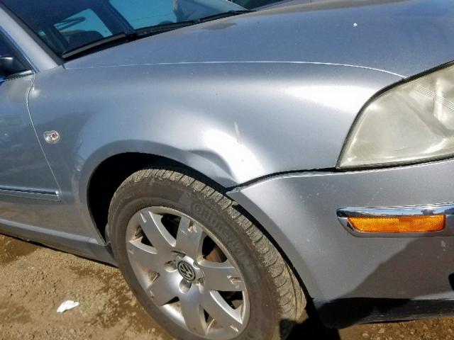 WVWYH63B63E143506 - 2003 VOLKSWAGEN PASSAT GLX 银色 照片 9