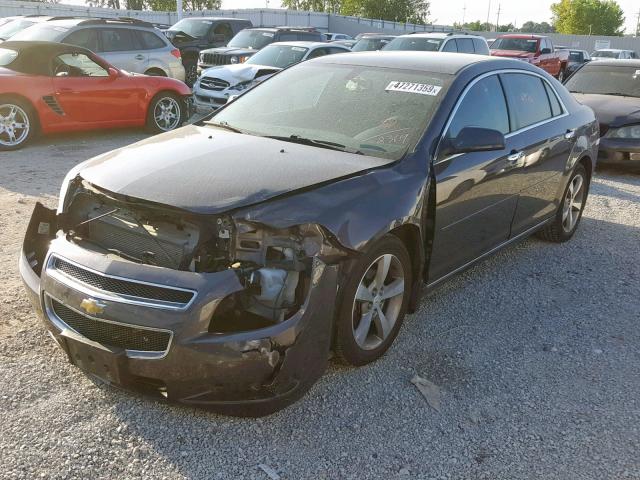 1G1ZC5E03CF252369 - 2012 CHEVROLET MALIBU 1LT Сұр фото 2