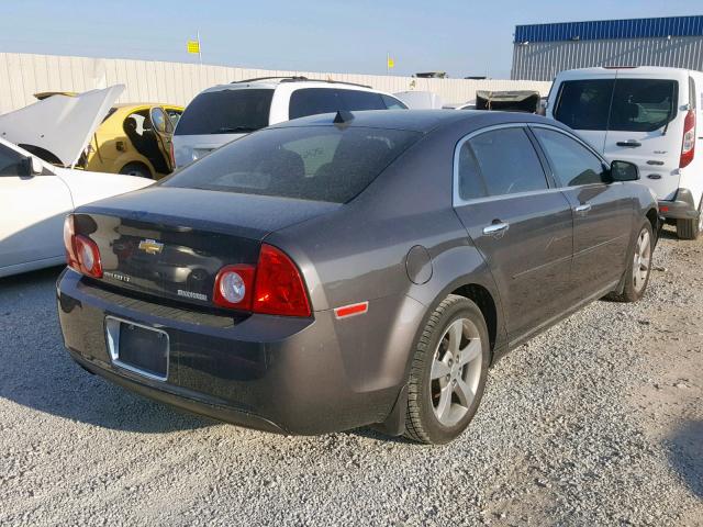 1G1ZC5E03CF252369 - 2012 CHEVROLET MALIBU 1LT Сұр фото 4