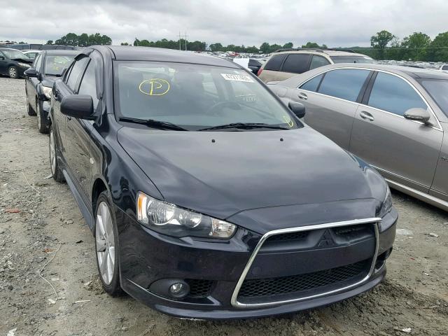 JA32U8FW8EU018476 - 2014 MITSUBISHI LANCER GT BLACK photo 1