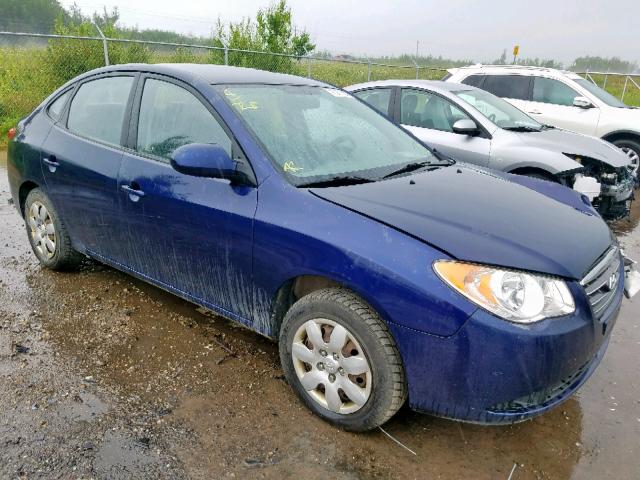 KMHDU45DX8U325411 - 2008 HYUNDAI ELANTRA GL BLUE photo 1