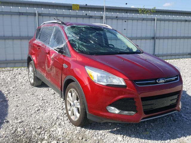 1FMCU0J9XEUA91563 - 2014 FORD ESCAPE TIT RED photo 1