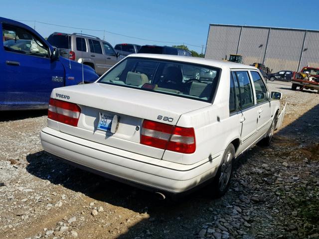 YV1KS9605V1117549 - 1997 VOLVO 960 WHITE photo 4