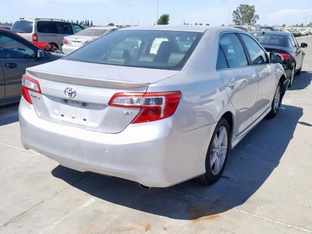 4T1BF1FK5CU066798 - 2012 TOYOTA CAMRY BASE SILVER photo 4