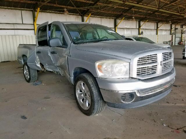 1D7HU18N78S591673 - 2008 DODGE RAM 1500 S GRAY photo 1