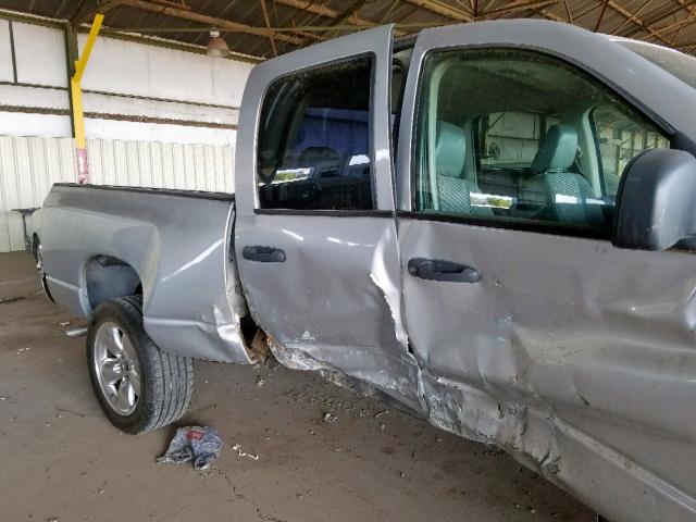 1D7HU18N78S591673 - 2008 DODGE RAM 1500 S GRAY photo 9