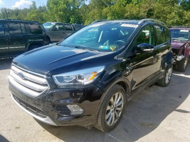 1FMCU9J9XJUA29031 - 2018 FORD ESCAPE TIT BLACK photo 2