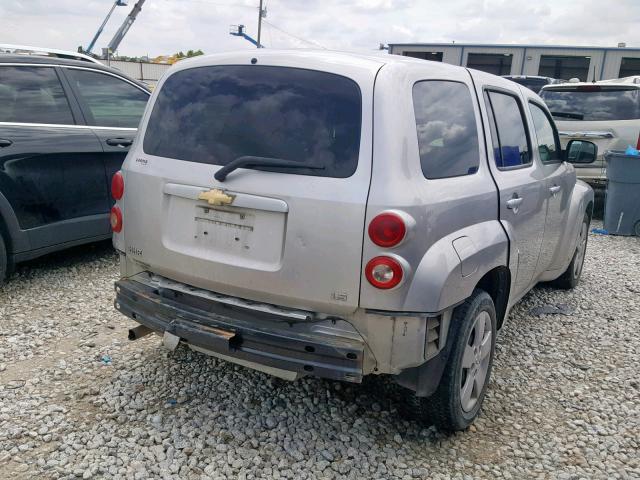 3GNDA13D77S573863 - 2007 CHEVROLET HHR LS SILVER photo 4